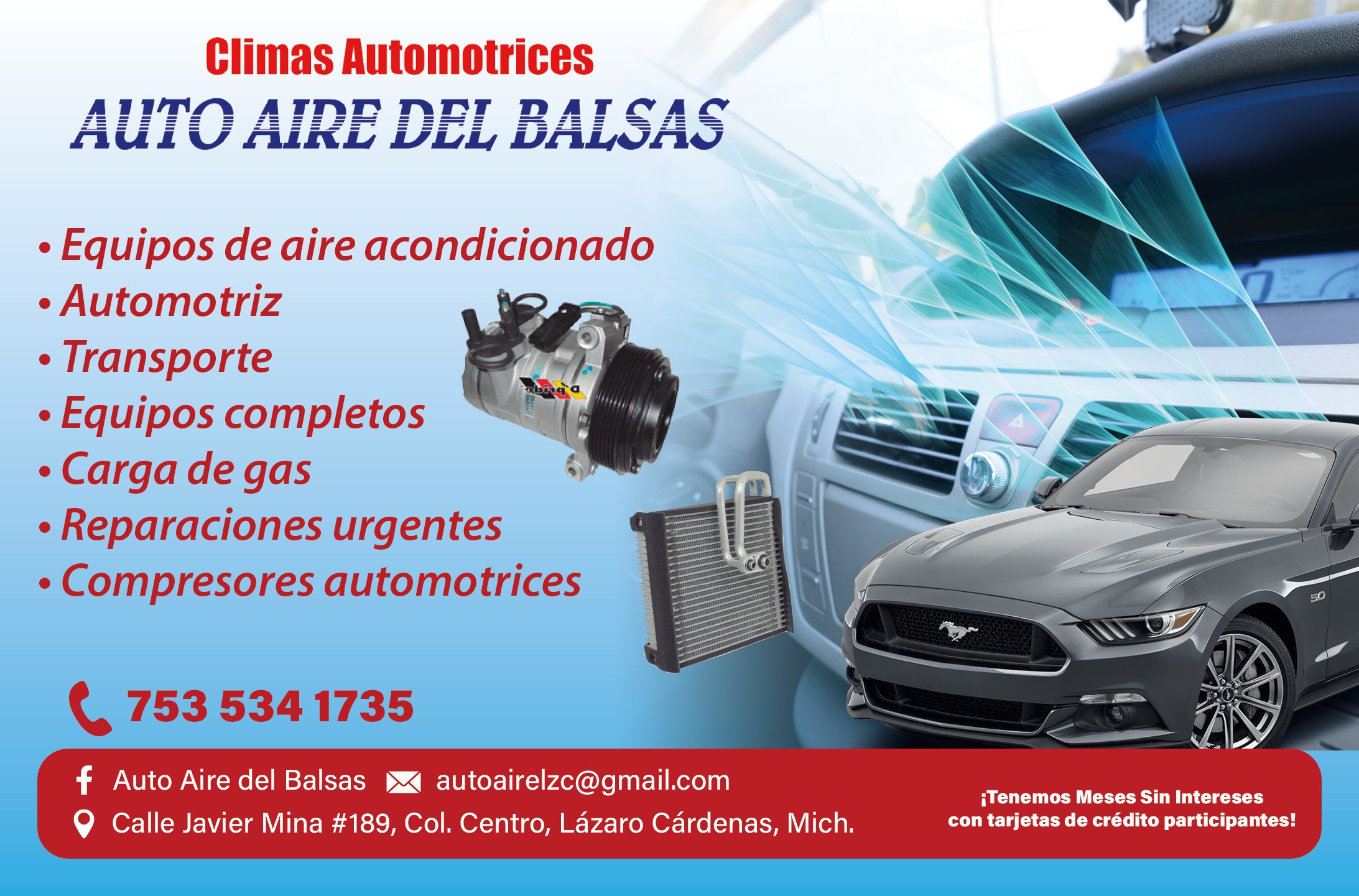 Imagen promocional de AUTO AIRE DEL BALSAS
